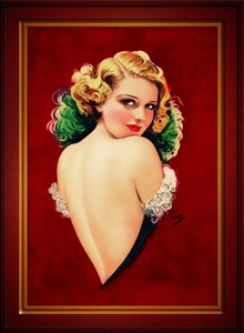 Showgirl Modern Romaces Magazine by Earl Christy Remastered Vintage Retro Xzendor7 Art Reproductions