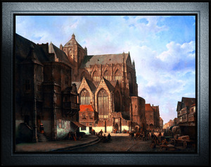Stadsgezicht by Kaspar Karsen Classical Fine Art Old Masters Reproduction