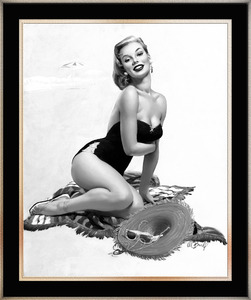 Summertime Sweetheart by Al Buell GS Vintage Xzendor7 Old Masters Art Deco Reproductions