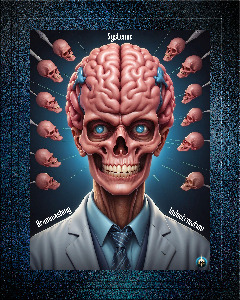 Systemic Brainwashing And Indoctrination AI Concept Art by Xzendor7