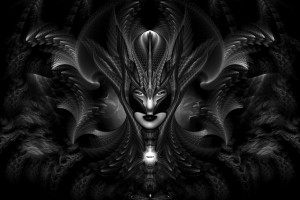 Taidushan Sai Emerald Empress GS Fractal Art Portrait