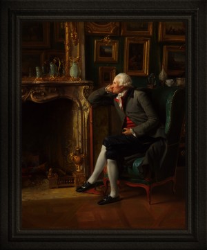 The Baron de Besenval in his Salon de Compagnie by Henri-Pierre Danloux Old Masters Classical Art Reproduction