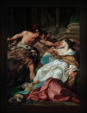 The Death of Harmonia by Jean-Baptiste Marie Pierre Old Masters Classical Art Reproduction