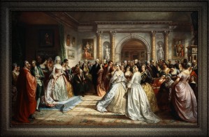 Lady Washingtons Reception Day by Daniel Huntington Fine Art Old Masters Reproduction