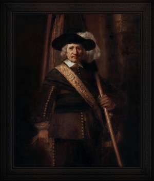 The Standard Bearer by Rembrandt van Rijn Classical Fine Art Old Masters Reproduction