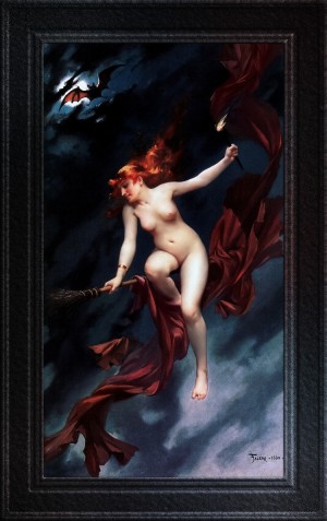 The Witches Sabbath by Luis Ricardo Falero Classical Fine Art Old Masters Reproduction