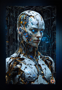 The Age Of The Cyborg Has Dawned Fascinating AI Concept Art by Xzendor7