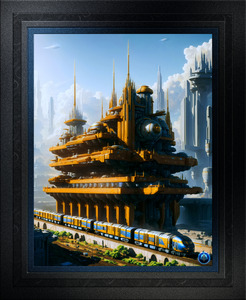 The Claymatron Of Trenous 5 Science Fiction Fantasy Industrial AI Concept Art by Xzendor7