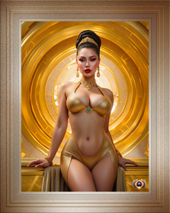 The Dancer Dahlia Cortessa Mesmerizing AI Concept Art Portrait by Xzendor7