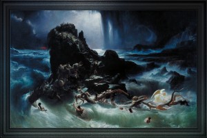 The Deluge by Francis Danby Classical Art Old Masters Reproduction