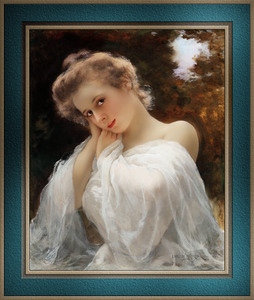 The Dreamer by Louis Marie de Schryver Remastered Xzendor7 Classical Fine Art Old Masters Reproductions