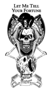 The Fortune Teller Black and White Digital Art by Xzendor7