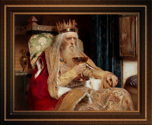 The King of Thule by Pierre Jean Van der Ouderaa Remastered Xzendor7 Classical Fine Art Old Masters Reproductions