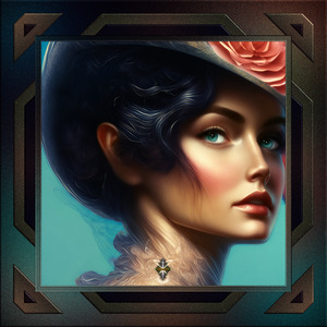 The Lost Age Of Elegant Beauty AI Concept Art by Xzendor7