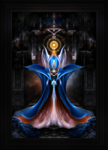 The Majesty Of Arsencia Fractal Portrait Sci-Fi Fantasy Composition by Xzendor7