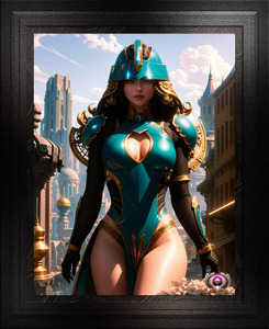 The Mesmerizing Cadet Yacina Astranaetus Stunning Fantasy AI Concept Art by Xzendor7