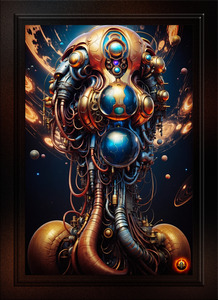 The Morleypoops Of Andromeda Prime Science Fiction AI Concept Art by Xzendor7