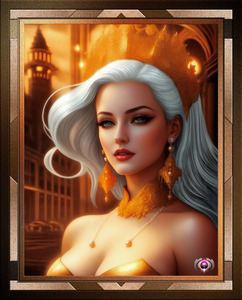 The Vivacious Beauty Thesia Asevaria Captivating AI Concept Art Portrait by Xzendor7