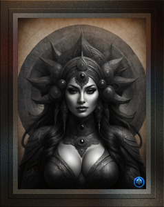 Unilai Queen Of Eyuon Stunning AI Concept Art Portrait by Xzendor7