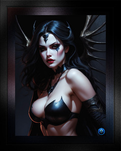 Vengeance Of The Vampire Queen Mesmerizing AI Concept Art by Xzendor7