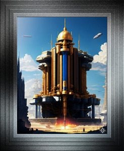 Vent Failure At Processing Unit A113P2CVM Sci-Fi Fantasy AI Concept Art by Xzendor7