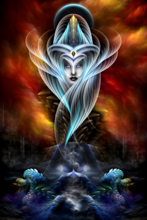 What Dreams Are Made Of Fractal Fantasy Art Portrait