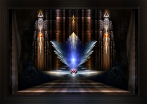 The Wings Of Heaven Fractal Art Composition