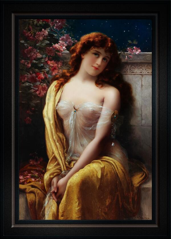 Starlight by Emile Vernon Old Masters Classical Fine Art Reproduction by xzendor7