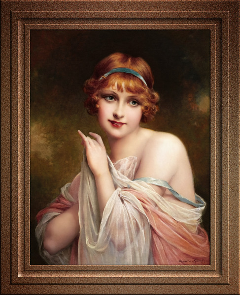A Springtime Beauty by Francois Martin-Kavel Remastered Xzendor7 Vintage Art Old Masters Reproductions by xzendor7