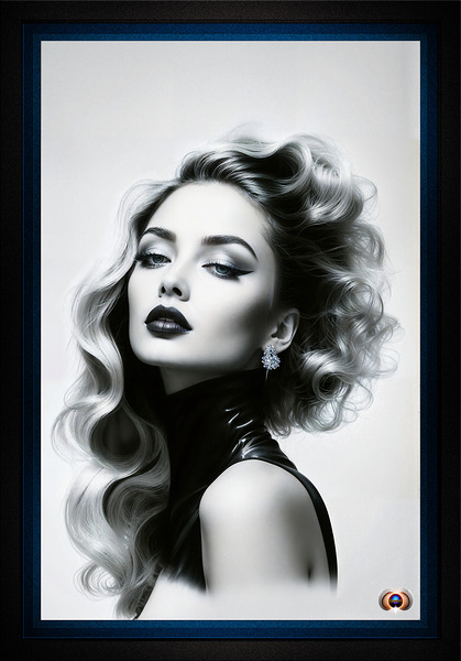 A Touch Of Glamour Mesmerizing AI Concept Art Portrait by Xzendor7 by xzendor7