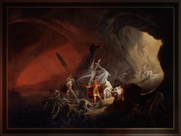 Aeneas and the Sibyl Old Masters Prints Print