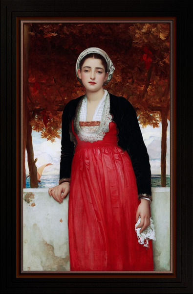 Amarilla by Frederic Leighton Remastered Xzendor7 Classical Fine Art Old Masters Reproductions Print