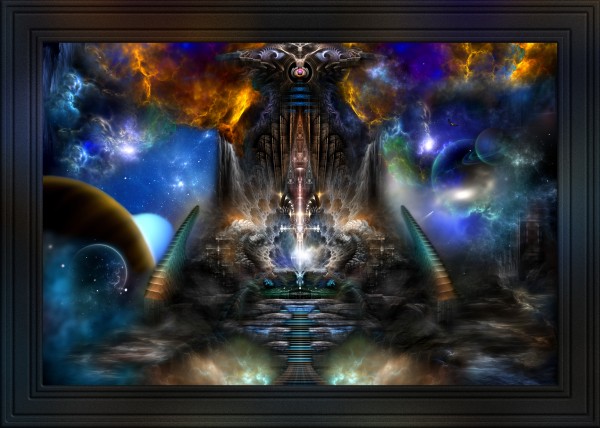 Archive Portal Fantasy Fractal Art Print