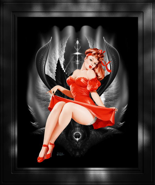 Beauty Parade February 1949 by Peter Driben Remastered Vintage Retro Xzendor7 Art Reproductions by xzendor7