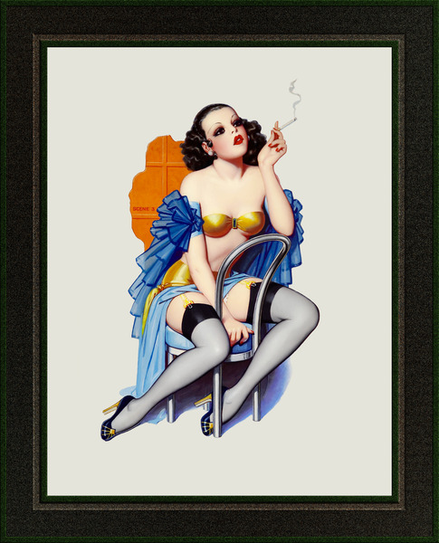 Cigarette Break by Enoch Bolles Vintage Art Xzendor7 Old Masters Reproductions by xzendor7