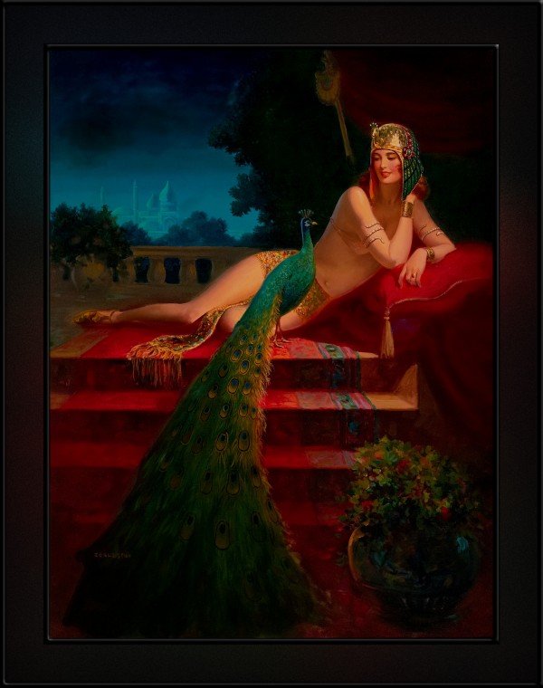 Cleopatra by Edward Mason Eggleston Vintage Art Deco Reproduction Print