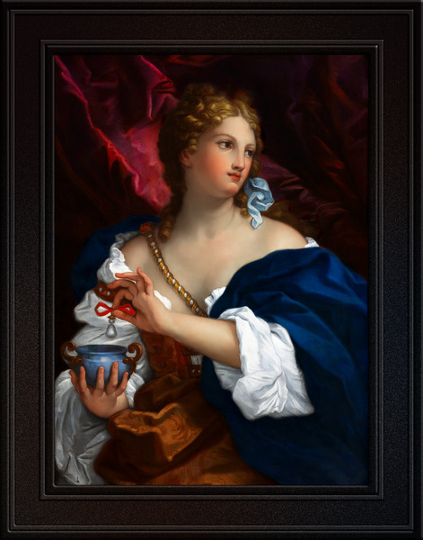 Cleopatra c1695 by Carlo Maratta Remastered Xzendor7 Classical Fine Art Old Masters Reproductions Print