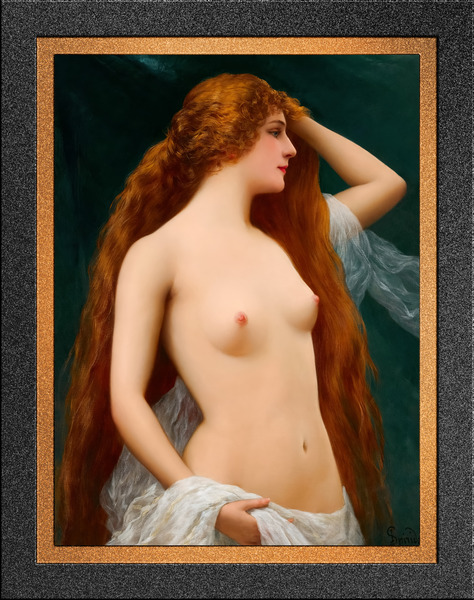 Contemplation by Ignace Spiridon Remastered Xzendor7 Classical Fine Art Old Masters Reproductions Print