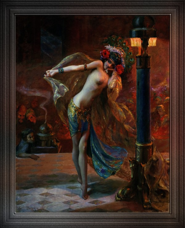Dance of the Seven Veils by Gaston Bussiere Classical Art Old Masters Reproduction Print