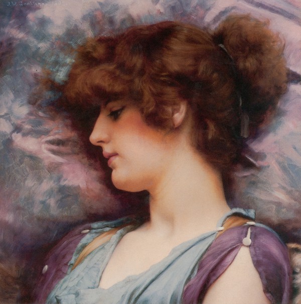 Far Away Thoughts by John William Godward Print
