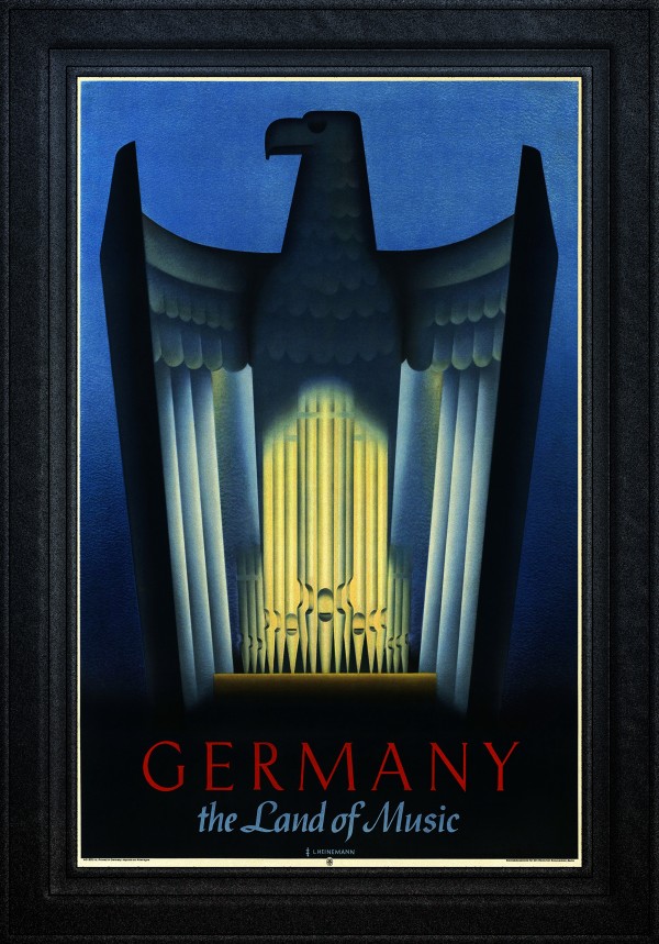 Germany The Land of Music by L Heinemann Art Deco Illustration by xzendor7