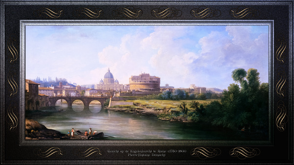 Gezicht op de Engelenburcht te Rome by Pierre-Antoine Demachy Classical Fine Art Xzendor7 Old Masters Reproductions by xzendor7