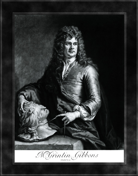Grinling Gibbons c1690 by John Smith Remastered Xzendor7 Classical Fine Art Old Masters Reproductions by xzendor7