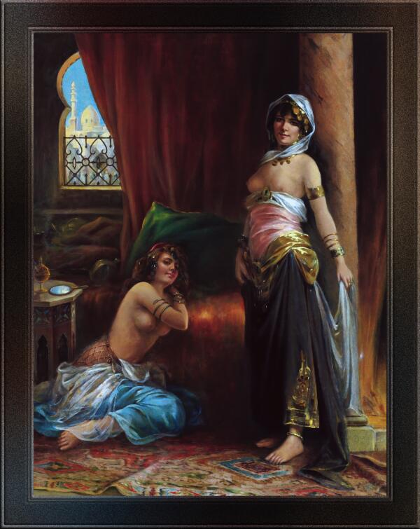 Harem Beauty by Adrien Henri Tanoux Print