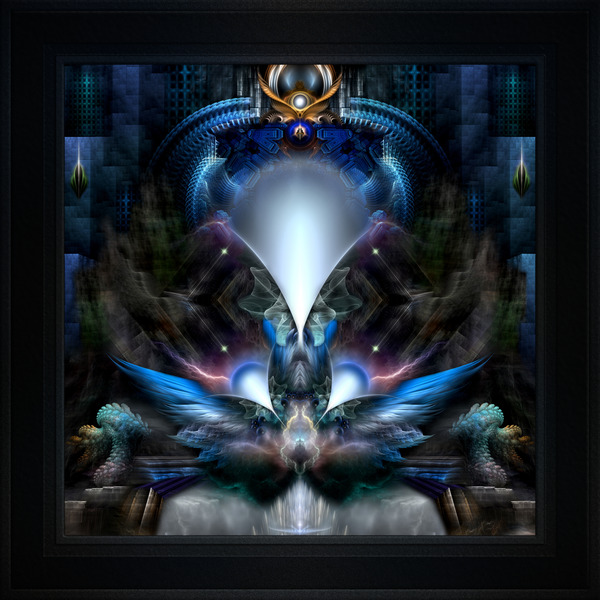 Herald The Light Fractal Wings Digital Art by Xzendor7 by xzendor7