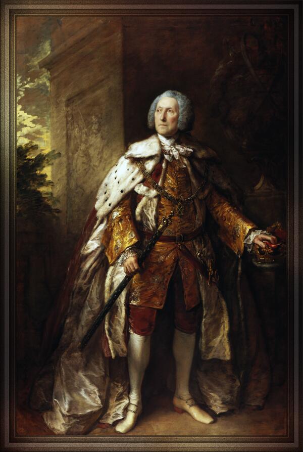 John Campbell 4th Duke of Argyll by Thomas Gainsborough Print