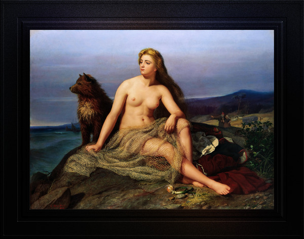 Kraka by Marten Eskil Winge Remastered Xzendor7 Classical Fine Art Old Masters Reproductions Print