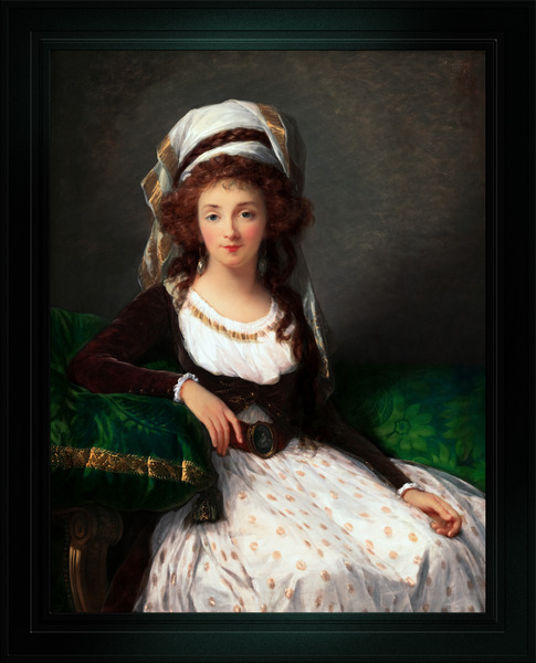Madame dAguesseau de Fresnes by Elisabeth-Louise Vigee Le Brun Classical Xzendor7 Old Masters Fine Art Reproduction Print