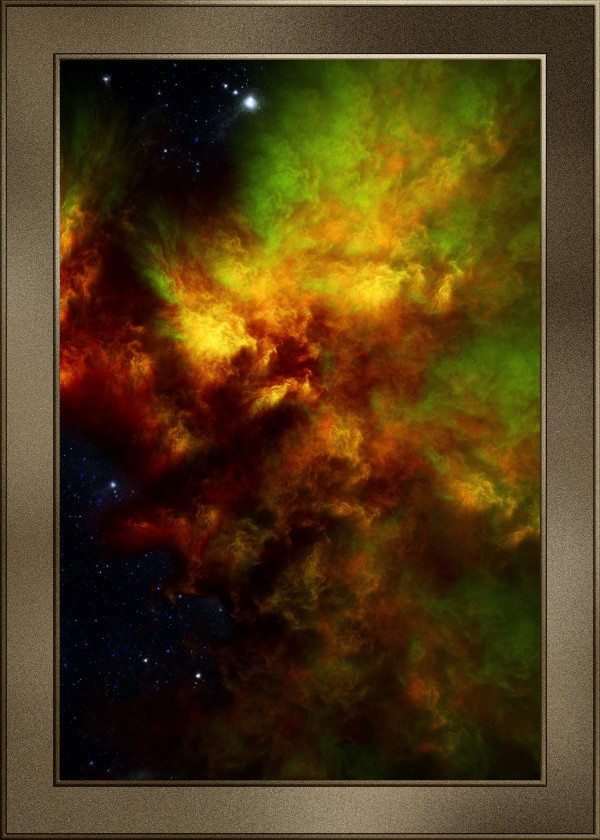 Nebula Storm ENH Fractal Art Spacescape Print