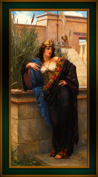 Pharaoh’s Daughter by Reginald Arthur Remastered Xzendor7 Classical Fine Art Old Masters Reproductions by xzendor7